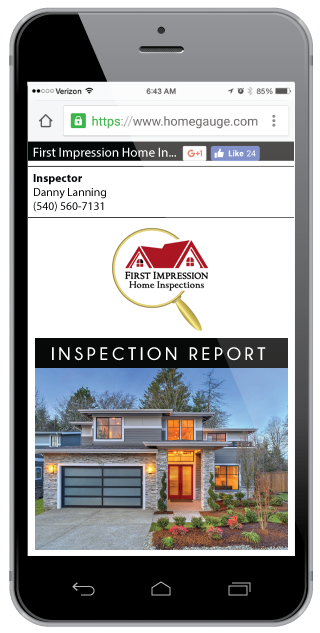 Homegauge Digital home inspection Report